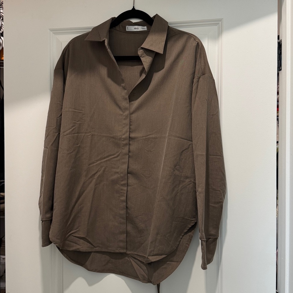 Mango brown  Collared Shirt